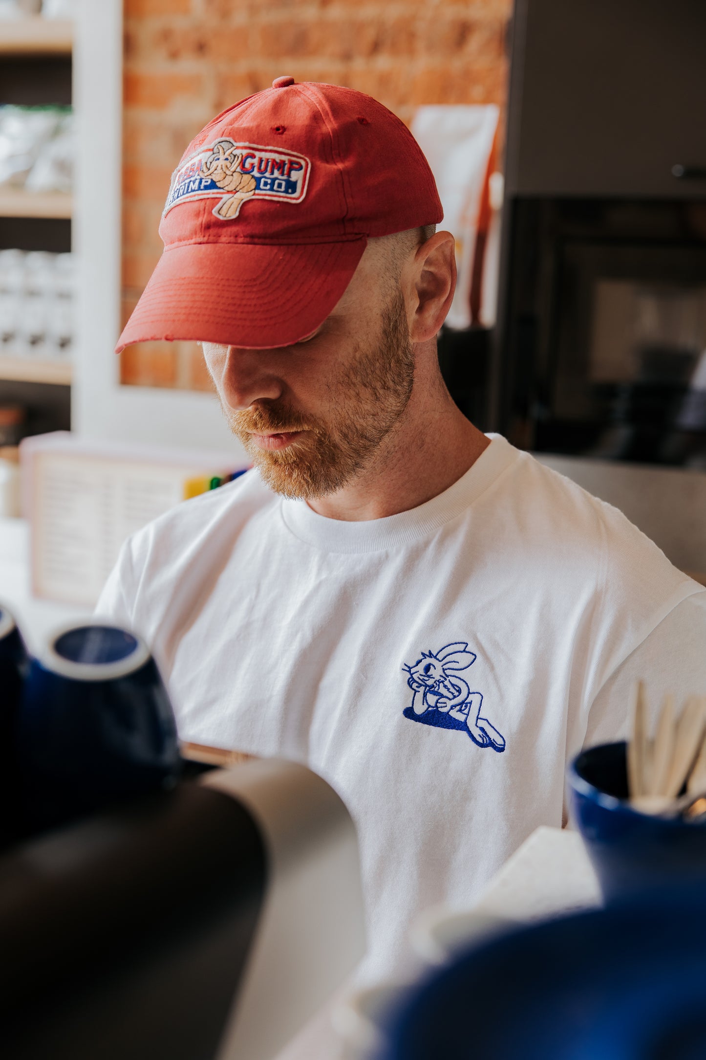 RHC Embroidered Logo, White T-Shirt