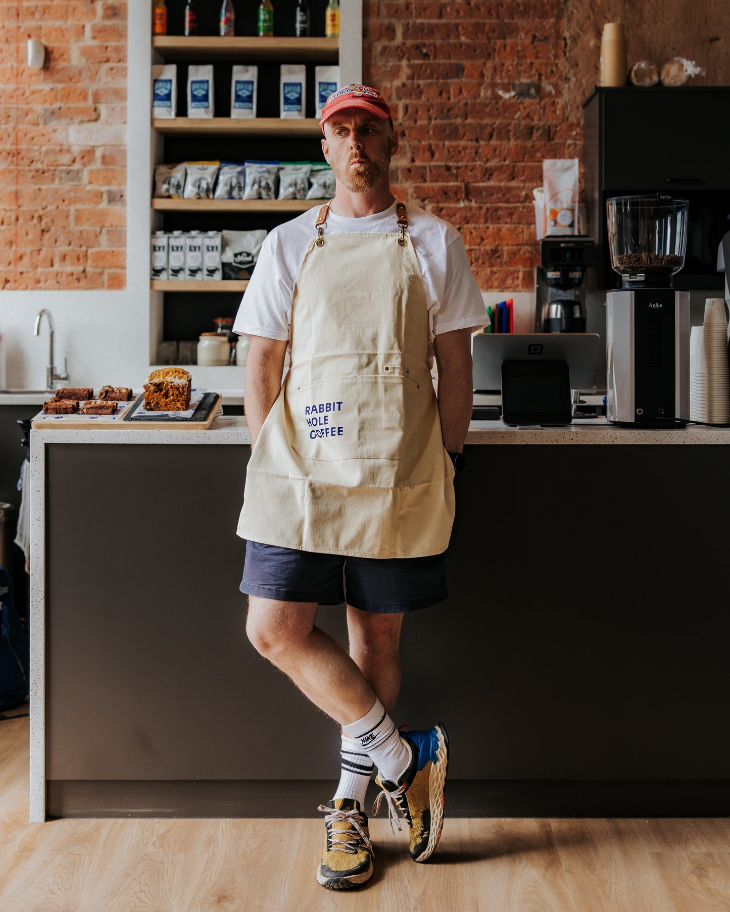 RHC Screen Print Cream Apron