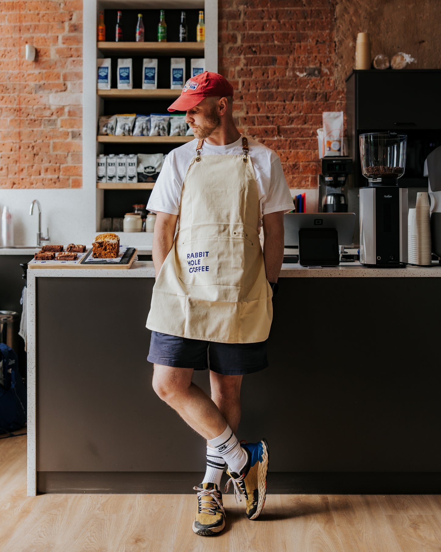 RHC Screen Print Cream Apron