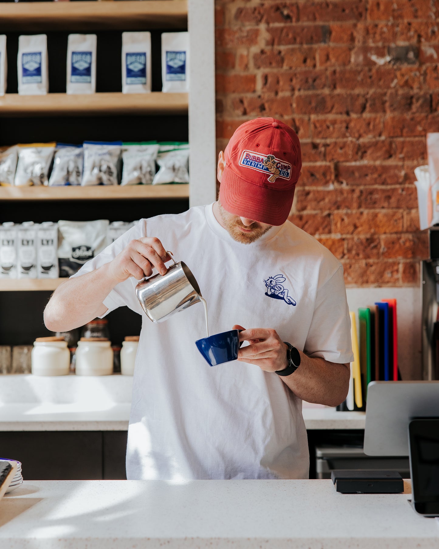 RHC Embroidered Logo, White T-Shirt