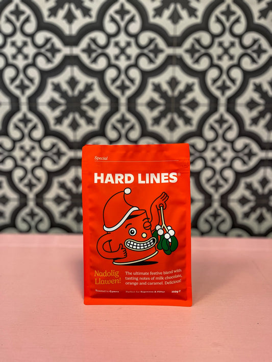 Hard Lines - Nadolig Llawen! 250g Bag (Whole Bean)