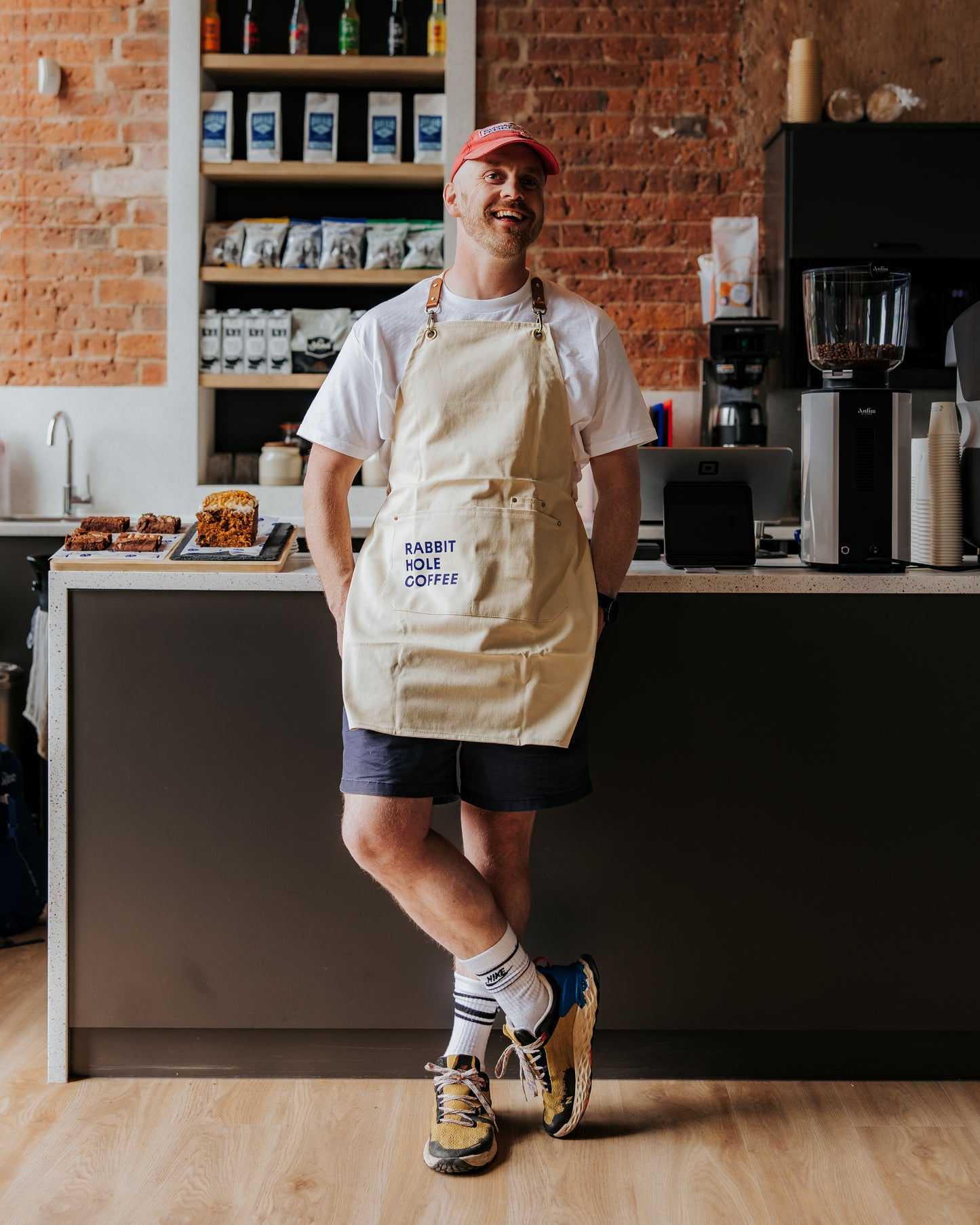 RHC Screen Print Cream Apron