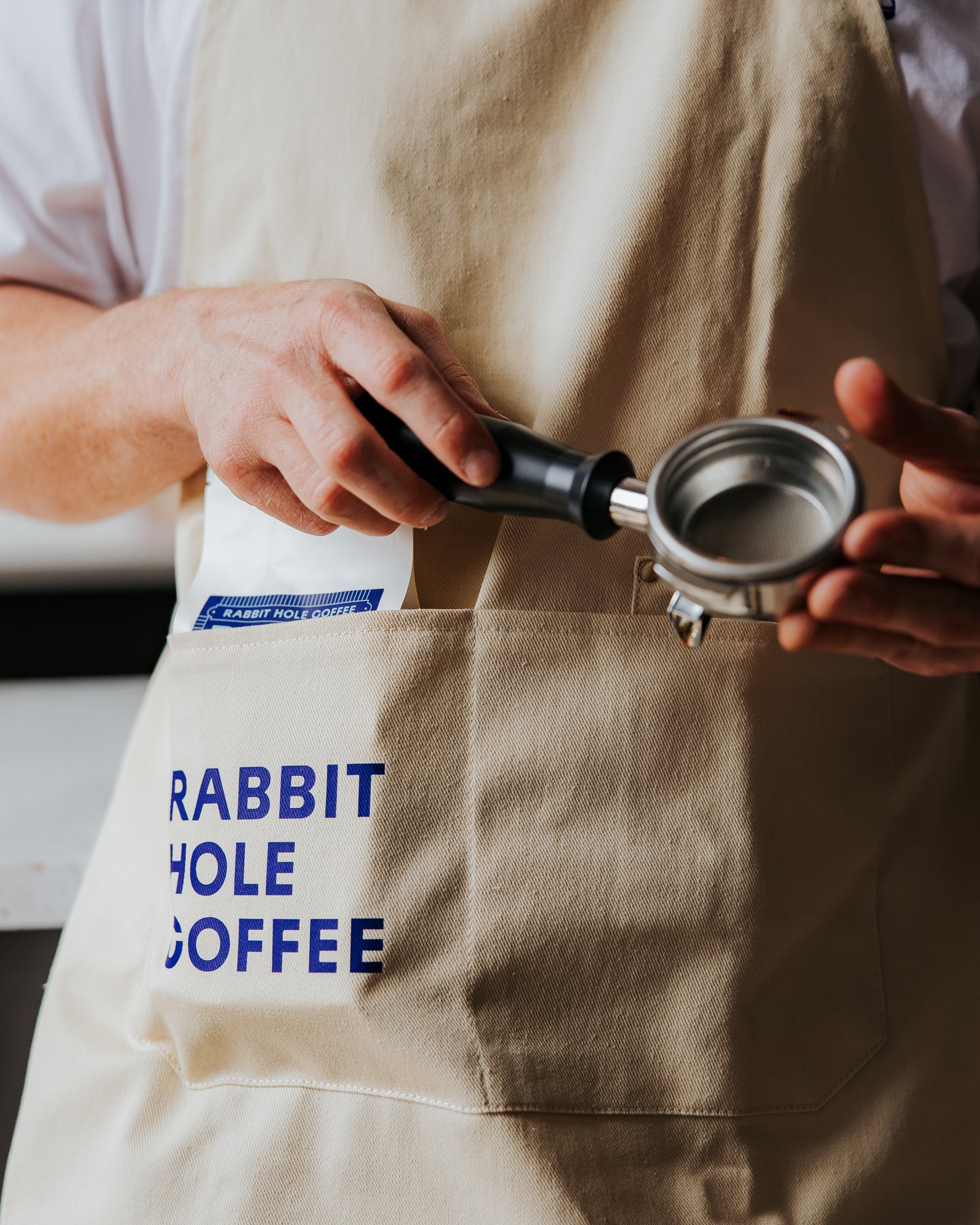 RHC Screen Print Cream Apron